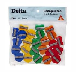 Sacapuntas DELTA plástico 1 orificio